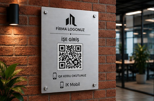 Gümüş QR plaka